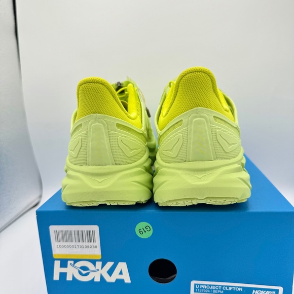 NWT Hoka Project Clifton Butterfly Evening Primrose Unisex Sneaker Shoes BEPM - Picture 9 of 16